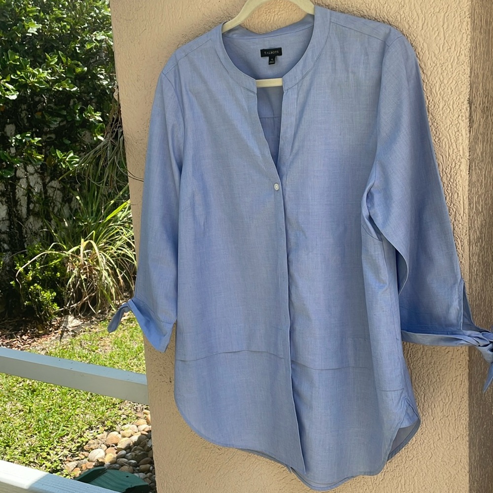 TALBOTS cotton tailored tunic